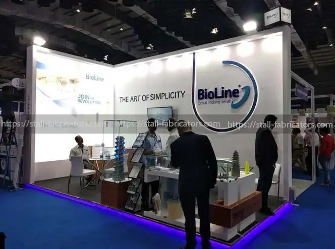 Exhibition Stall for Famdent 2019 show Exhibition Stall for Bioline