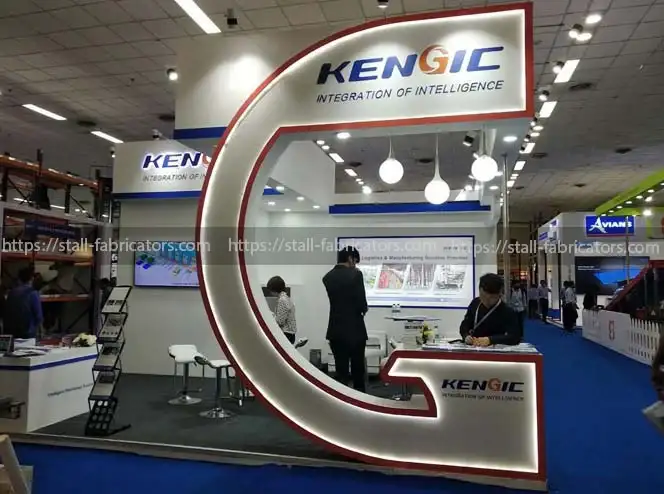 Exhibition Stall for India Materials handling & Logistics Show 2019 show Exhibition Stall for Kengic